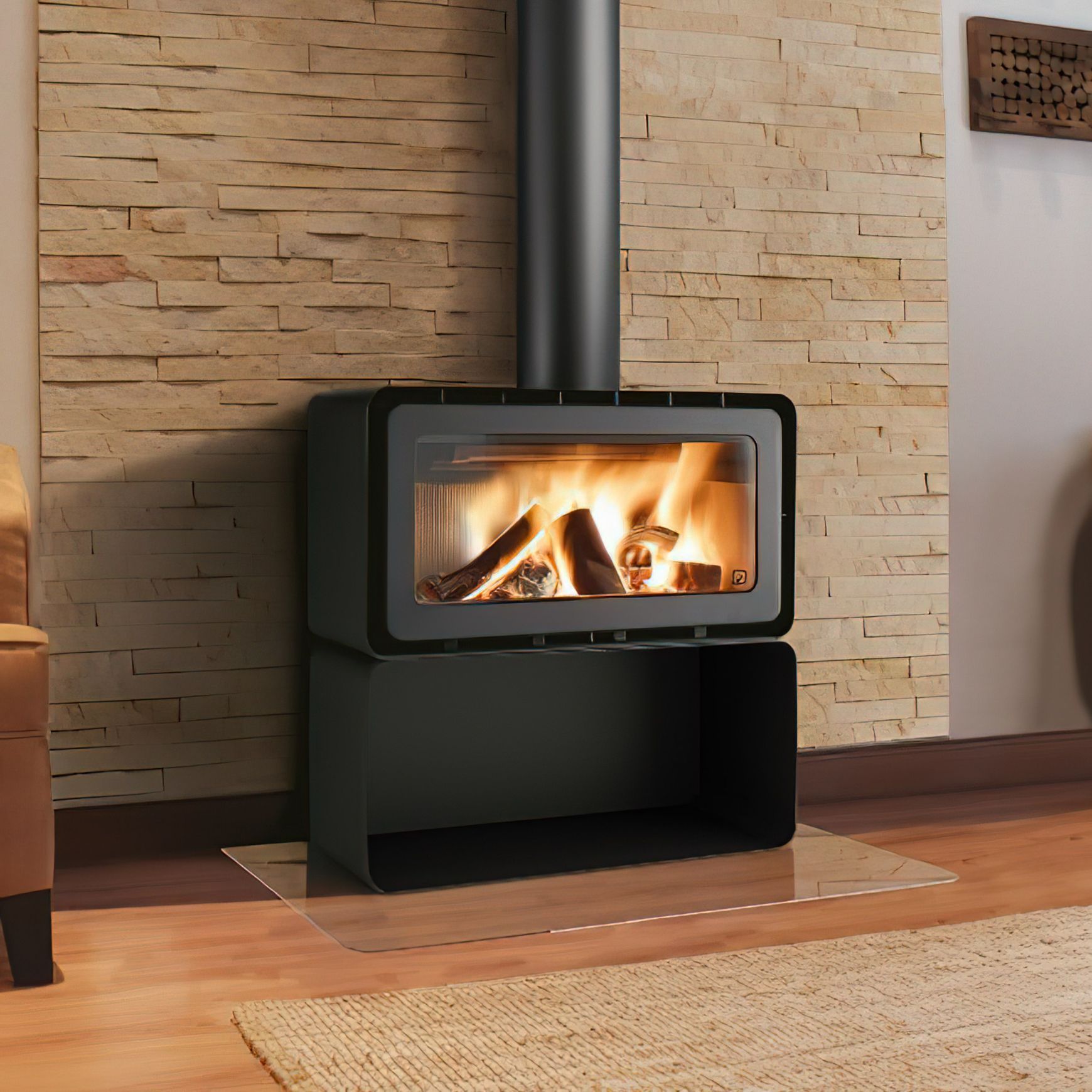 ADF Hayra 85VL Freestanding Fireplace
