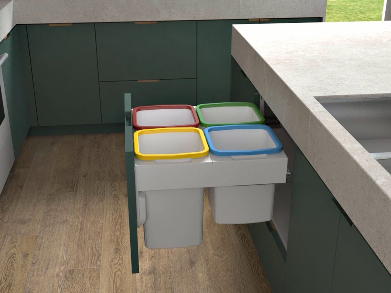 Hideaway Coloured Liner Holders on CR600
