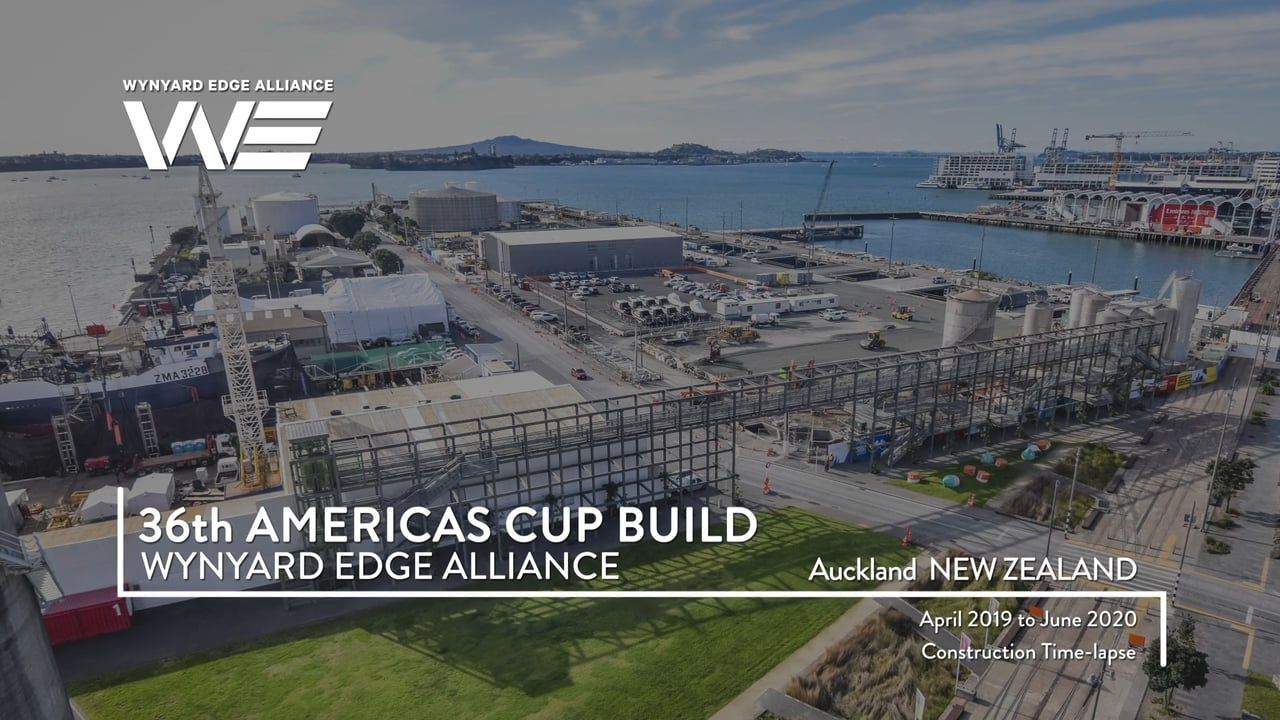 Time-lapse video of the infrastructure build for the 36th America’s Cup. video