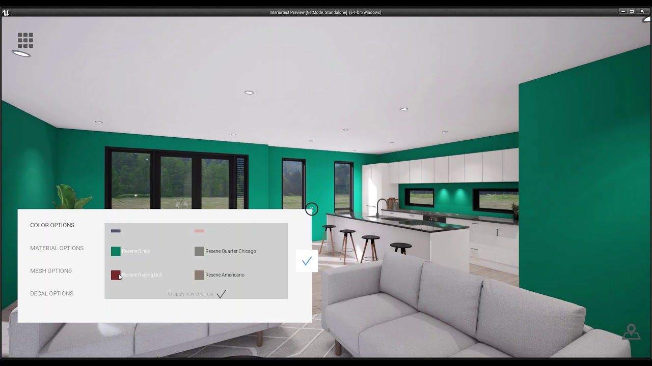 Real Time Colour Changes video