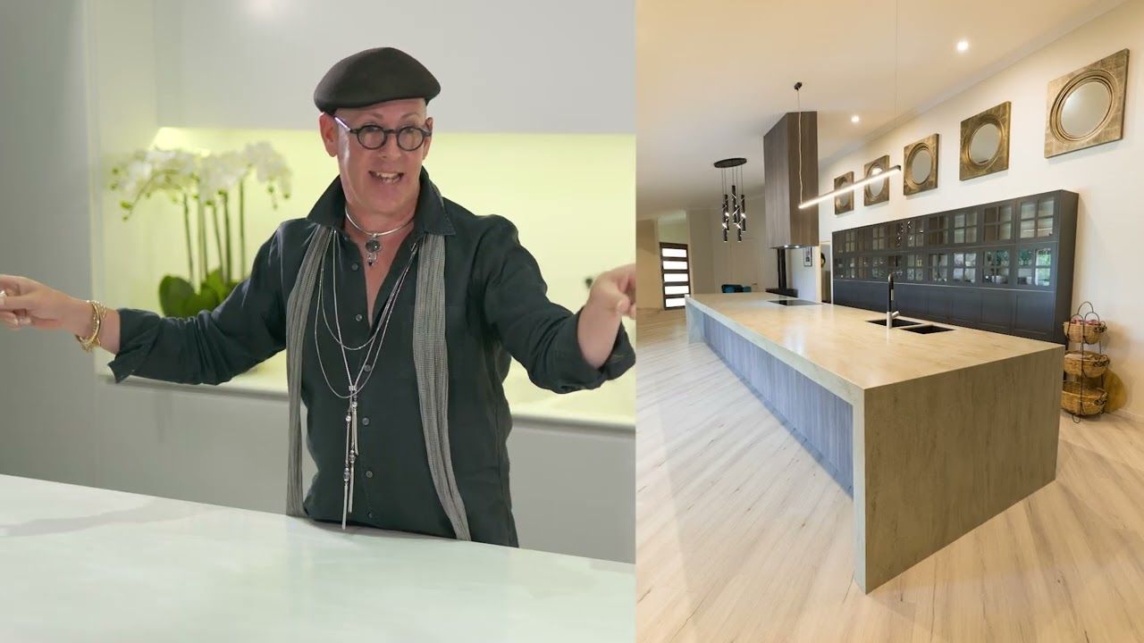 In this episode, Interior Designer John Rutten walks through the design process for a complete kitchen using Corian® Solid Surface — from initial colour selection and spatial planning through to benchtops, splashbacks, and custom-fabricated islands. Drawi