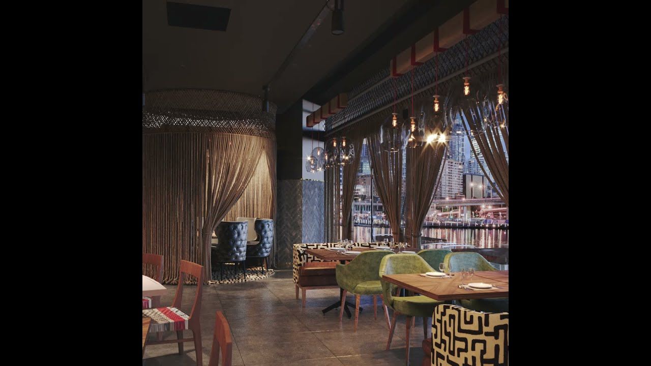 The Meat and Wine Co Barangaroo, Boma installation, Sydney, Australia, by Design Partnership
