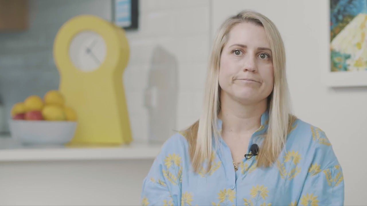 Testimonial to the build, words from homeowner Sarah-Marie