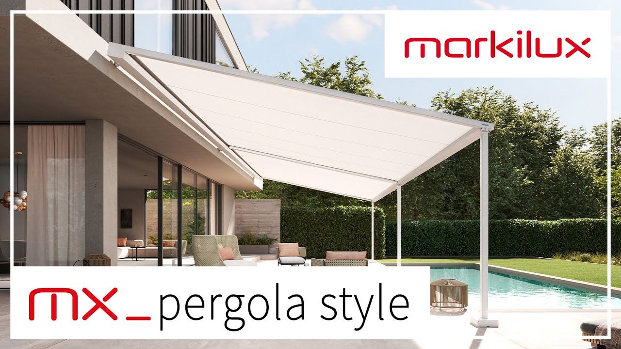 markilux pergola style - pergola awning