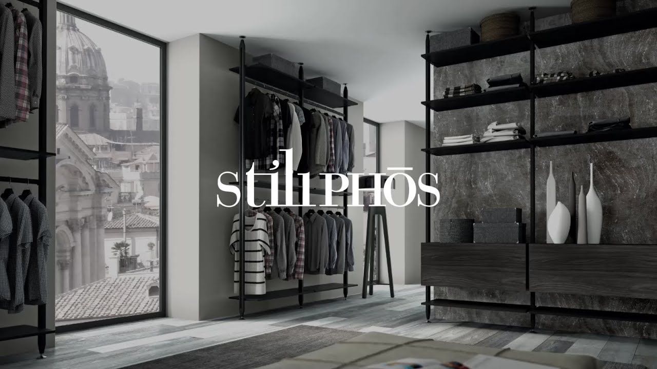 Stíli Phos: the new modular shelving system by Volpato Industrie
