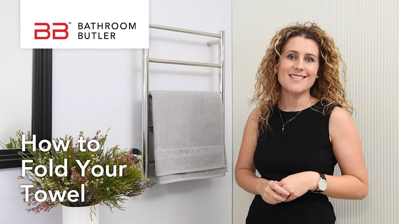 Heated Towel Rail - Beautiful Towel Storage &amp; Folding Your Towels