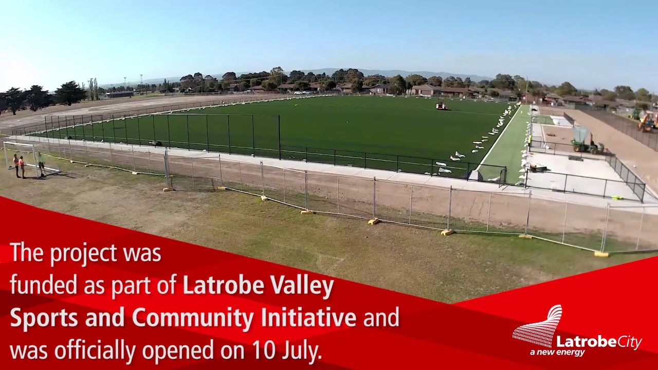 Latrobe City Sports and Entertainment Stadium Synthetic Pitch Time Lapse video