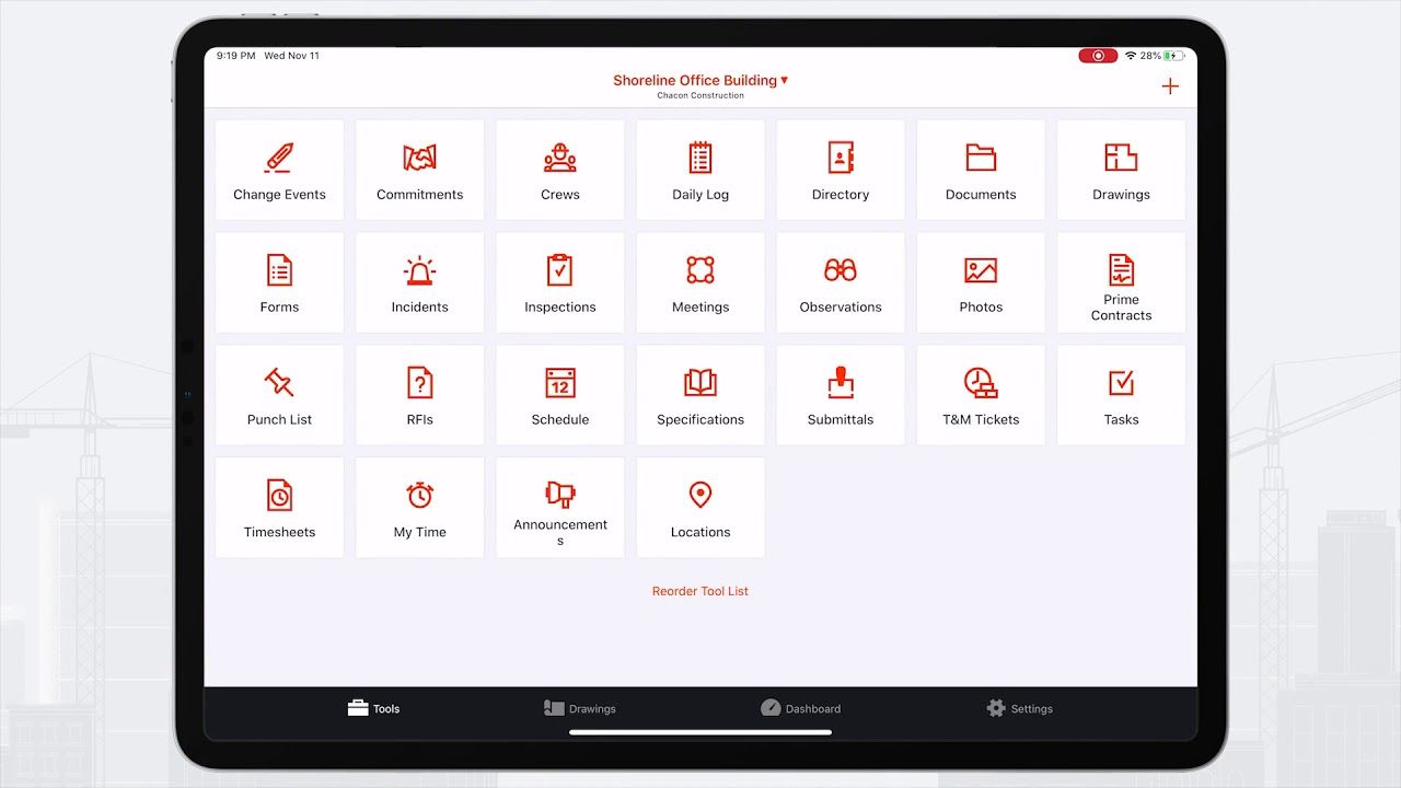 Procore’s Specialty Contractors Change Management Software