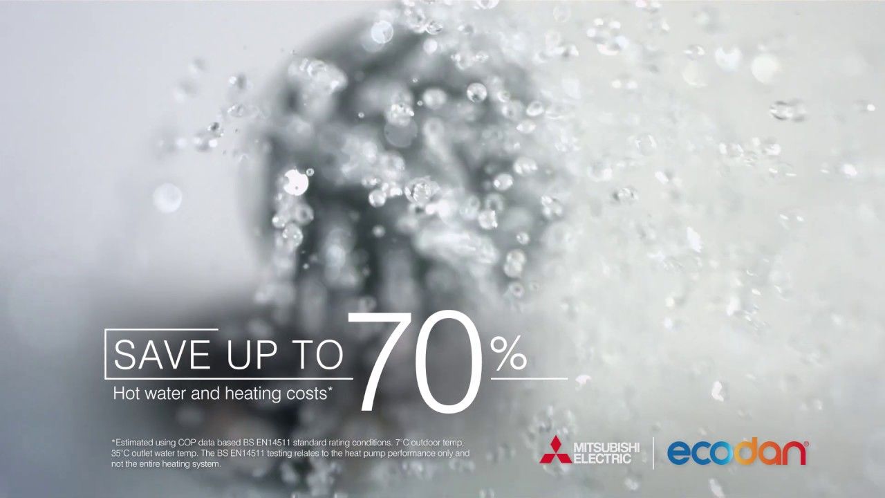 Ecodan Hot Water Heat Pumps for combined space and hot water heating