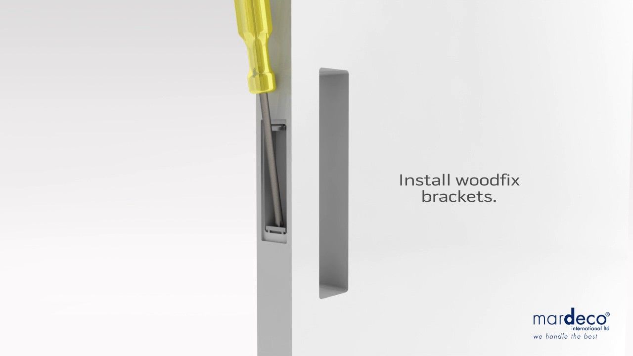 Mardeco M Series Installation Instructions Animation Flush Pull Set 8008