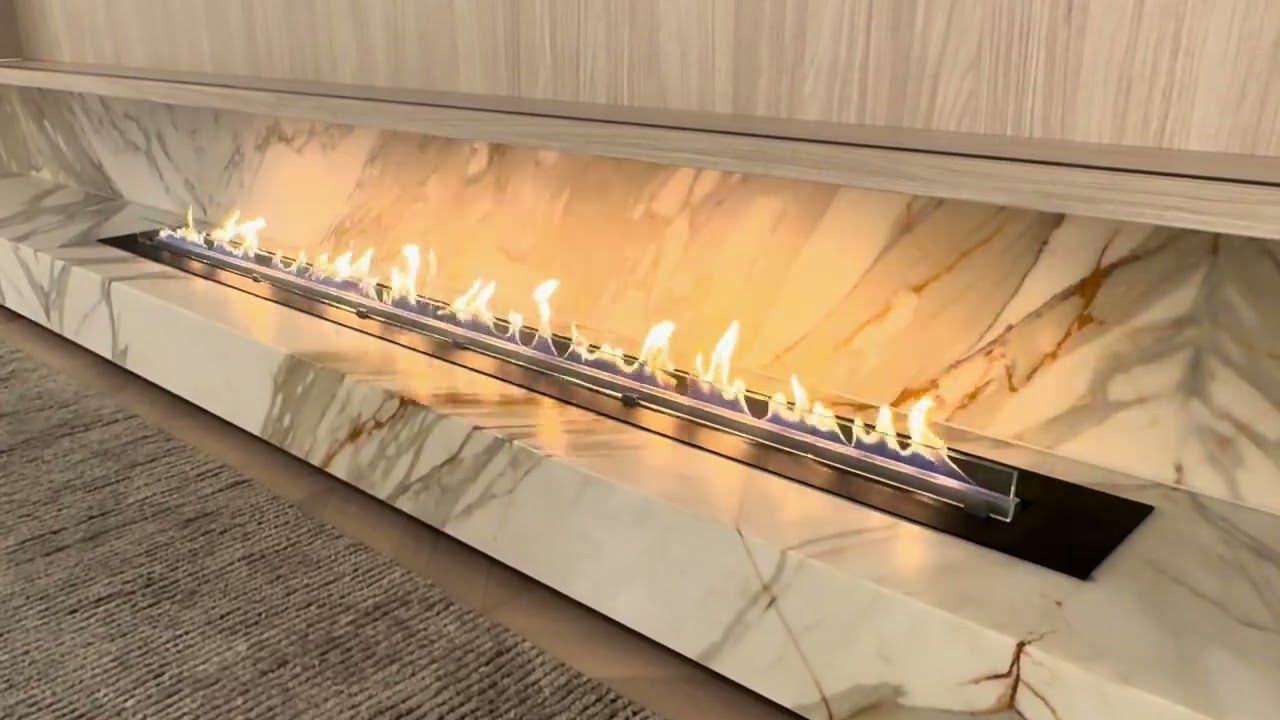 Australia’s Decoflame F6 Net Zero Bioethanol Fireplace – BEV ethanol design with app, remote, smart home control and auto pump.