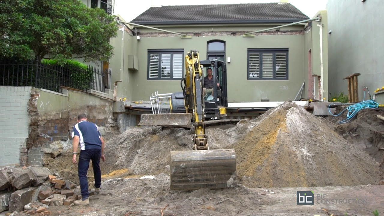 Project update! Double Garage extension to a terrace in Randwick Sydney