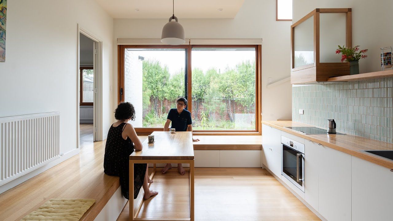 A New Brick Home Extension Now Connects with the Garden video