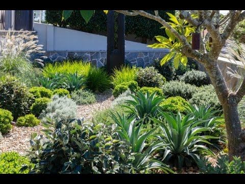 Garden tour by drone of this Michael Bates designed Sydney 'gravel' garden video