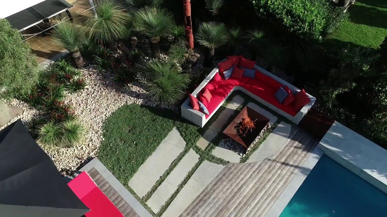 Garden Fly Through By Drone Sydney video