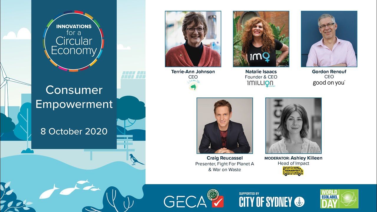 Innovations For A Circular Economy, Panel 4 - Consumer Empowerment & Close