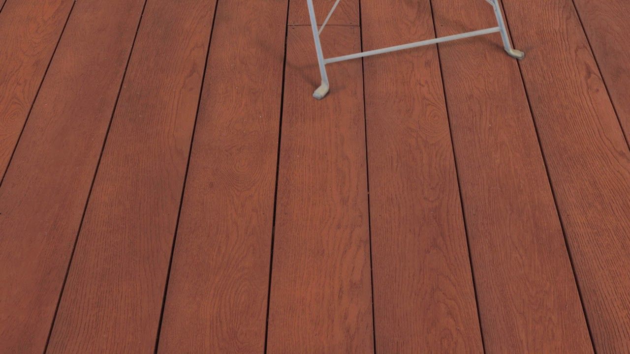 Millboard Enhanced Grain Decking Jarrah Colour