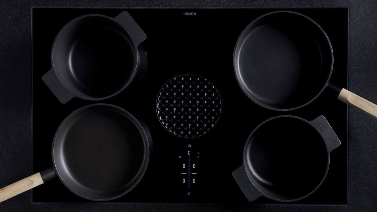 BORA X Pure: oversized surface induction cooking zones