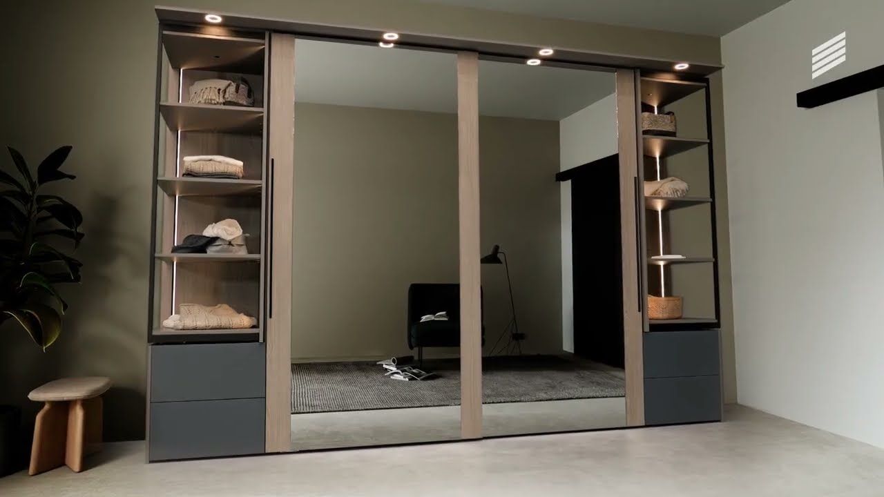 Naro internal pull-out drawer in a wardrobe