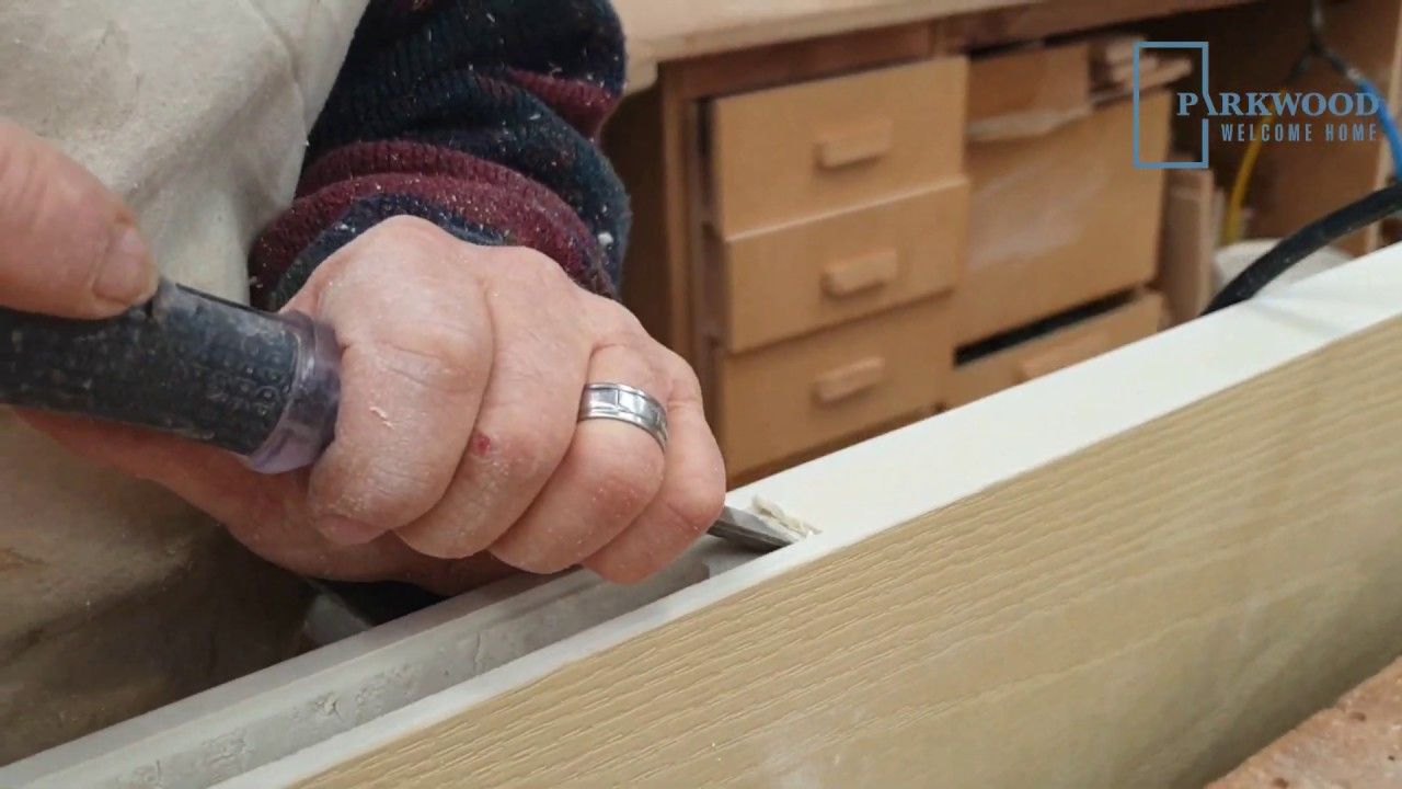 How to drill a lock and hinged into a Duramax Door