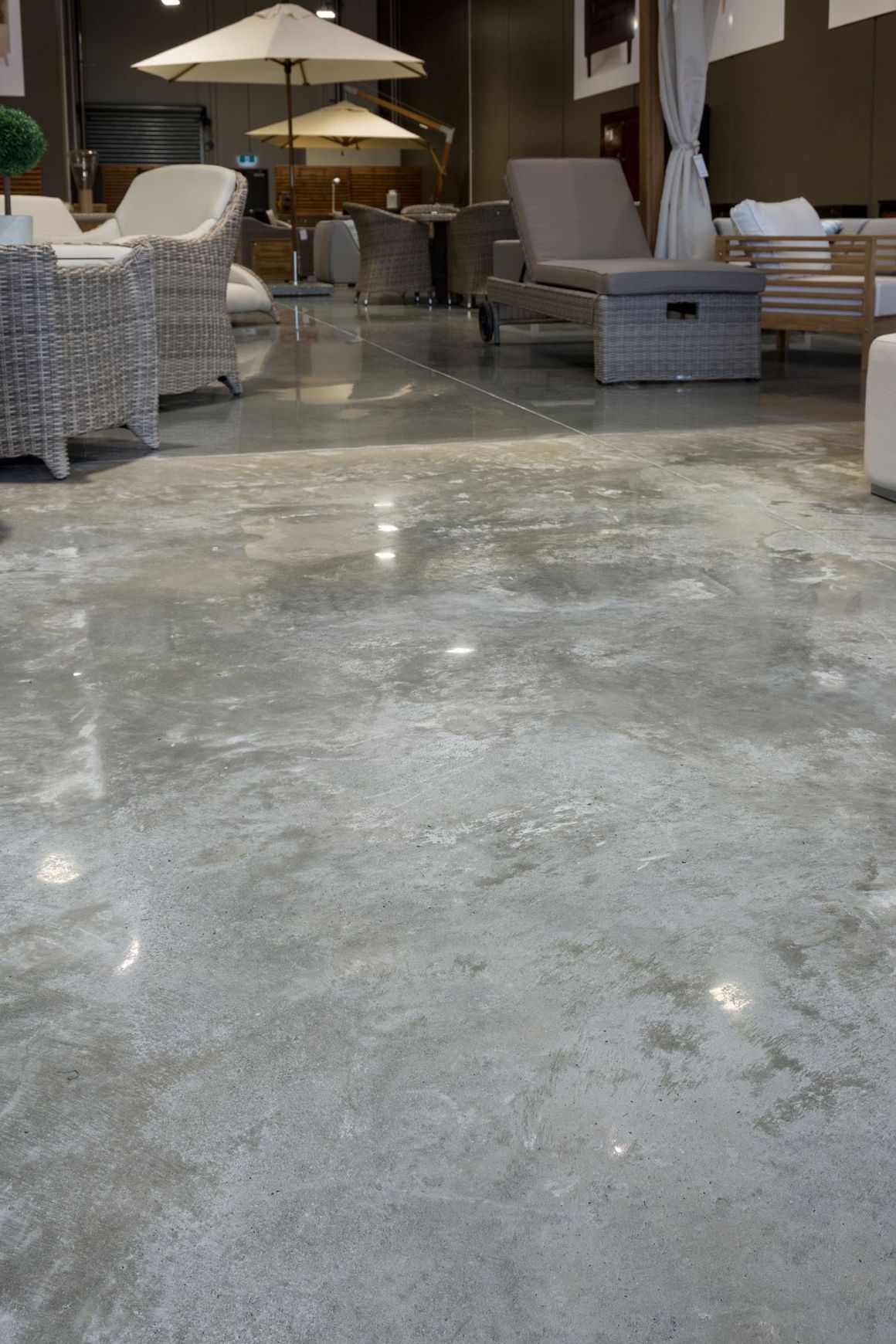 Warehouse Diamond Polished Concrete Floor
