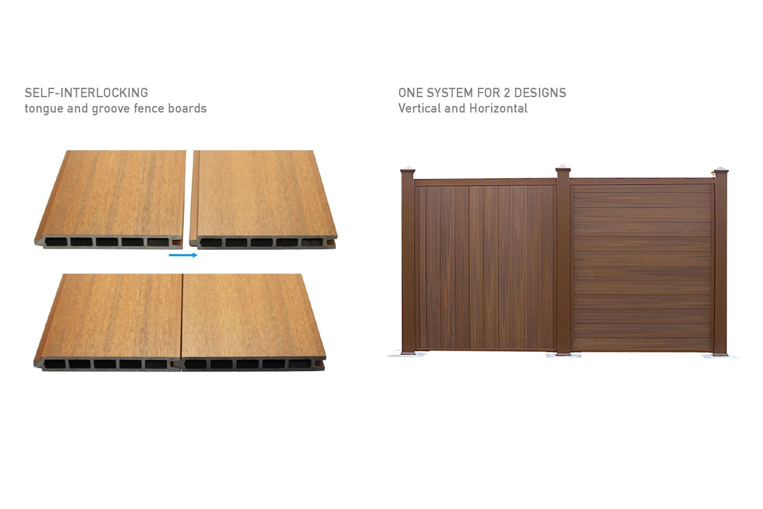 New Tech Wood® Fencing - Wood Plastic Floor