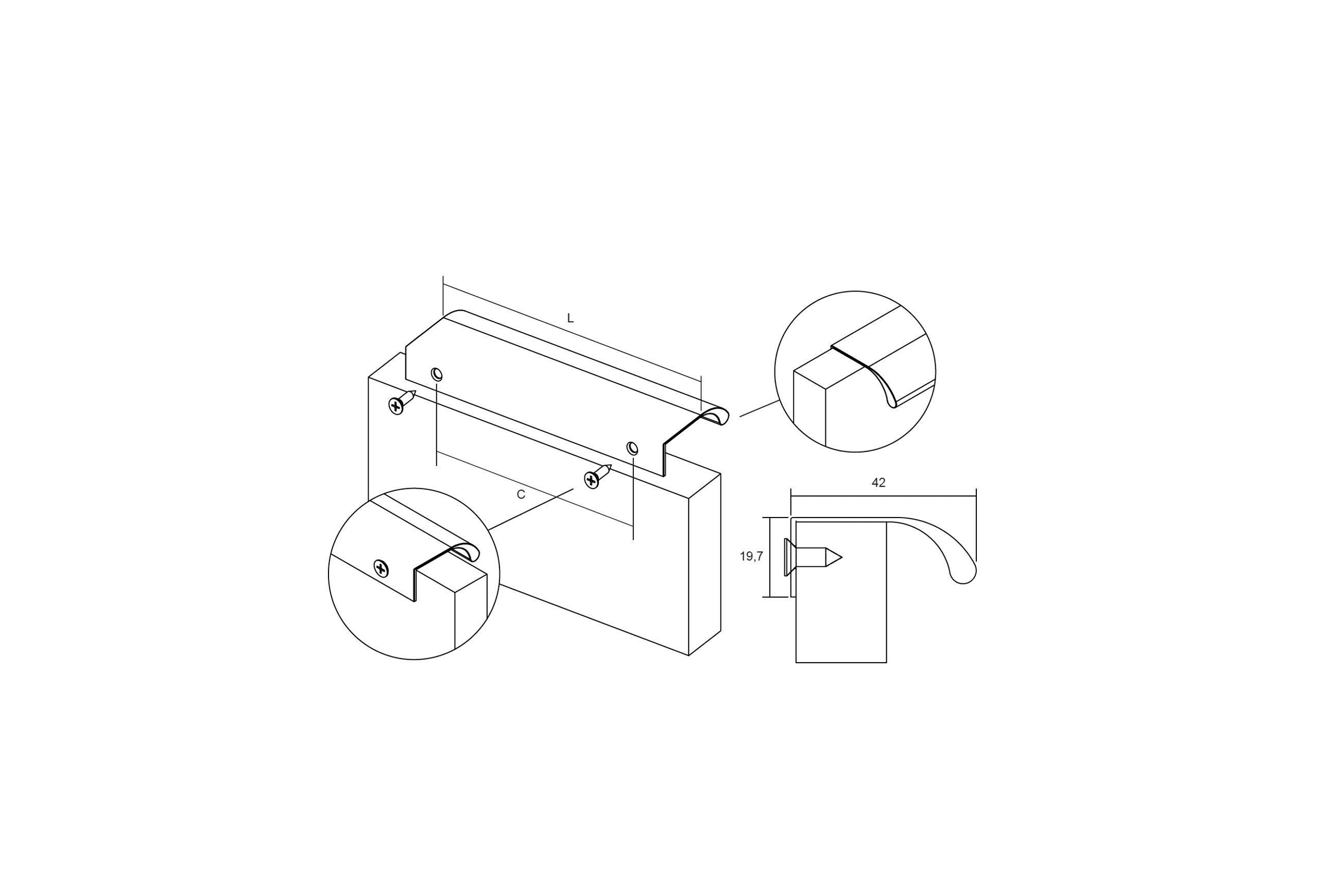 ONA Cabinet Handle