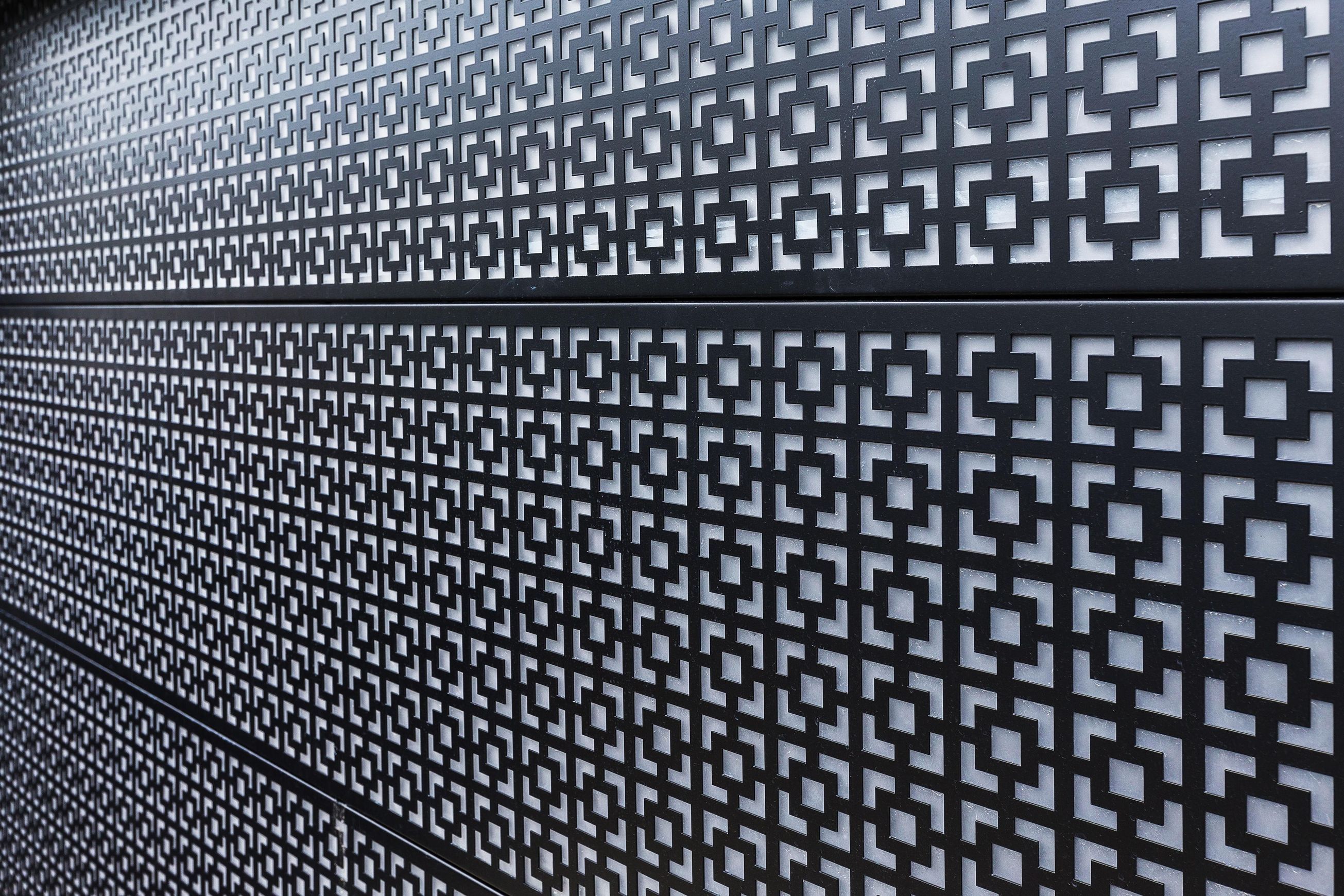 Laser Cut Garage Door