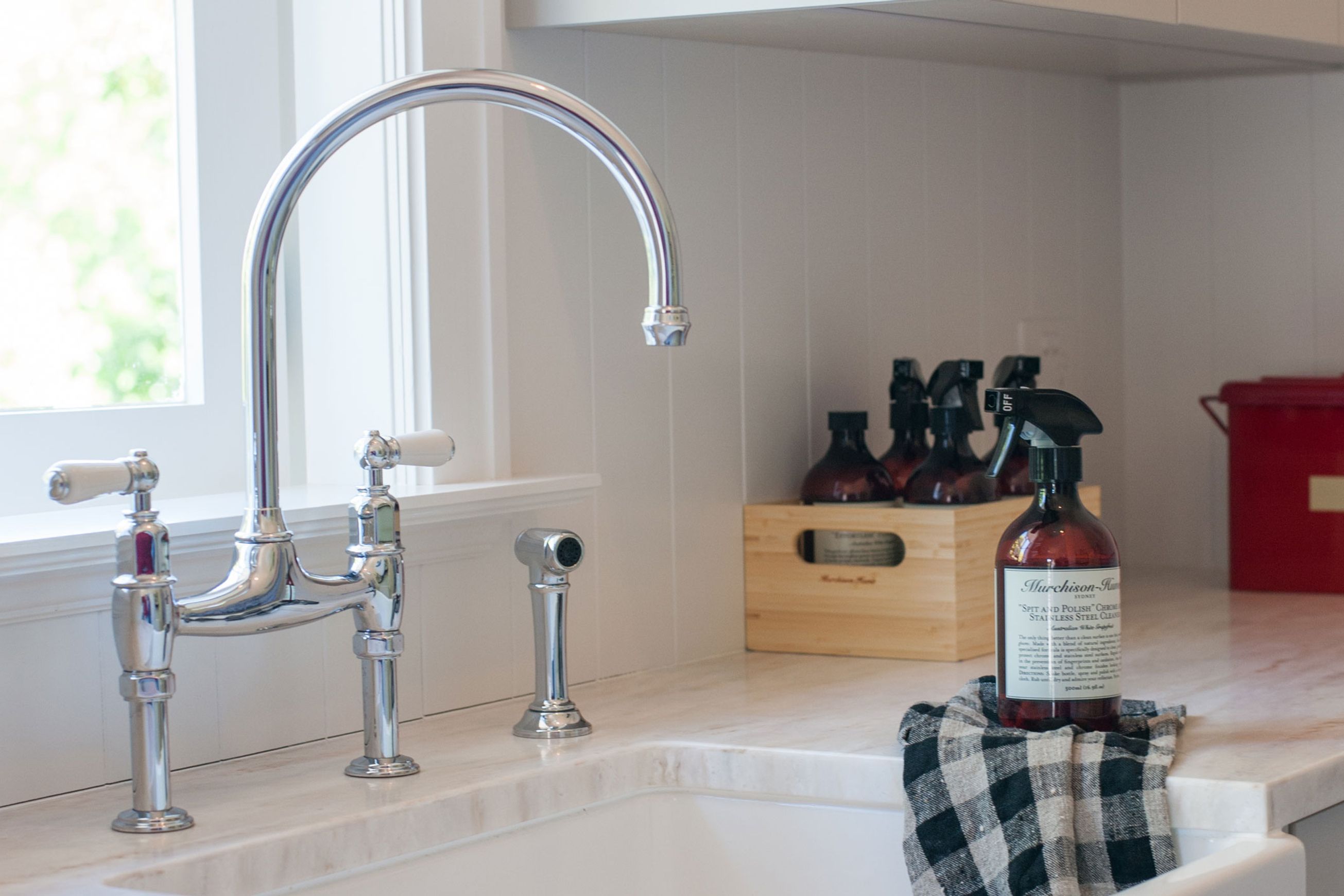 Perrin & Rowe Ionian Kitchen Tap Mixer With Spray Rinse