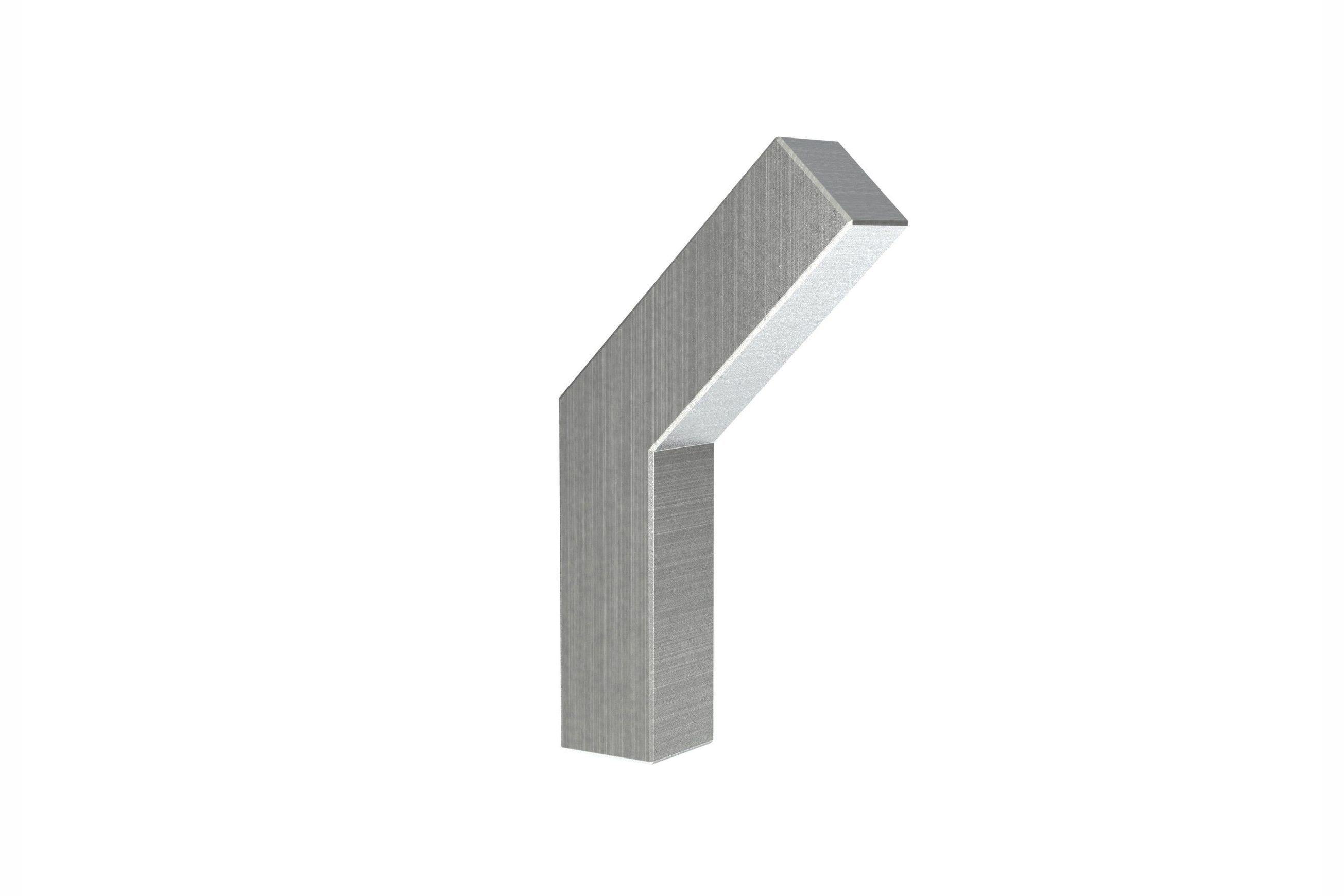 Satin Hook (Aluminium): IN.14.601S