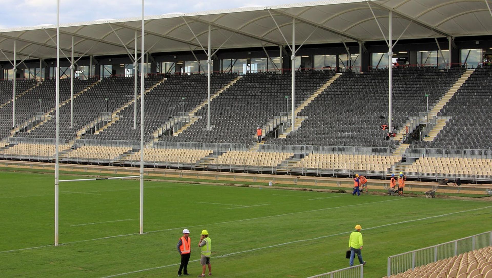 AMI Stadium banner