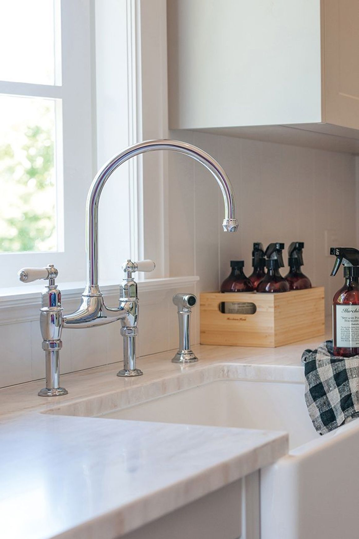 Perrin & Rowe Ionian Kitchen Tap Mixer With Spray Rinse