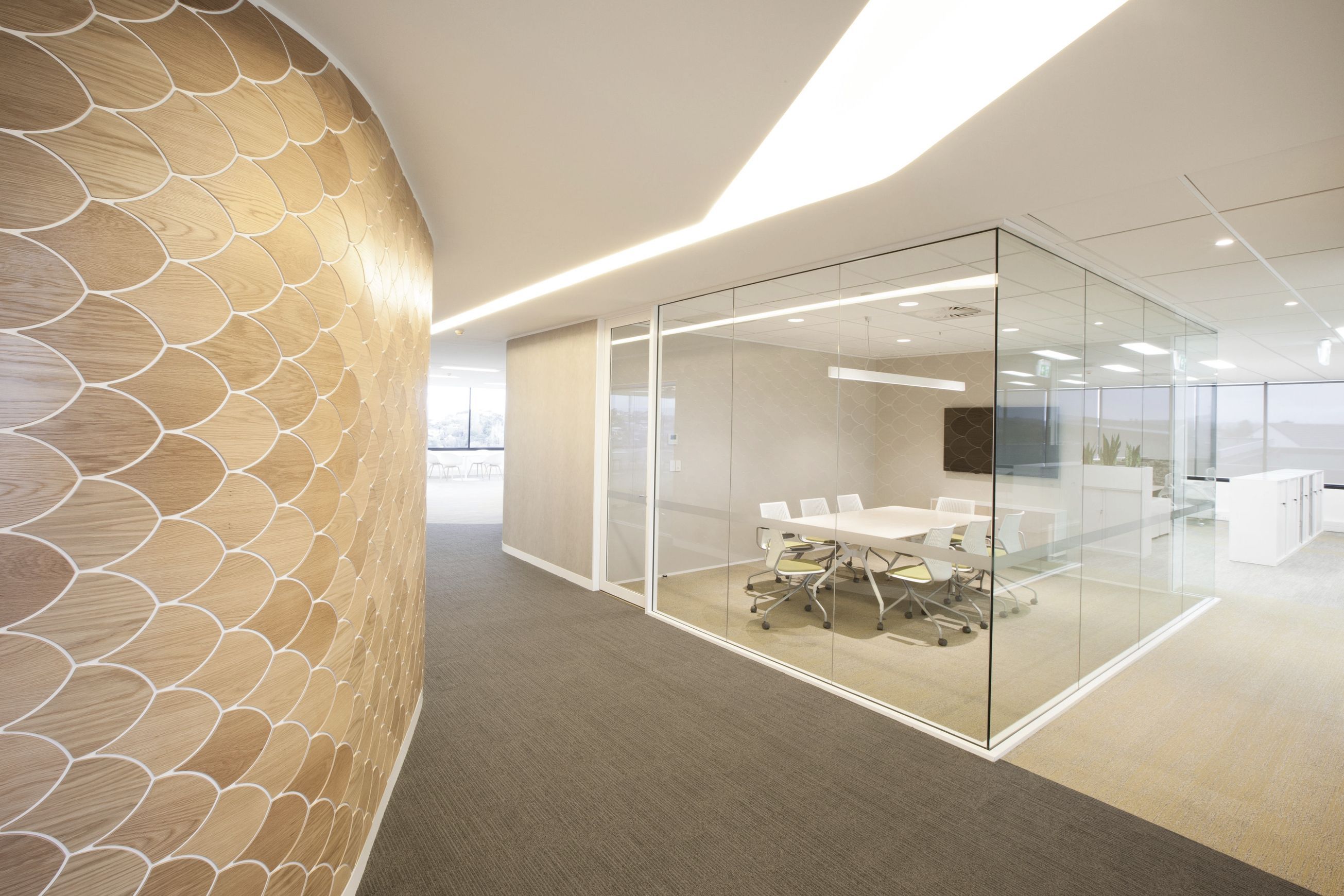 A Series 105 Aluminium Partition System