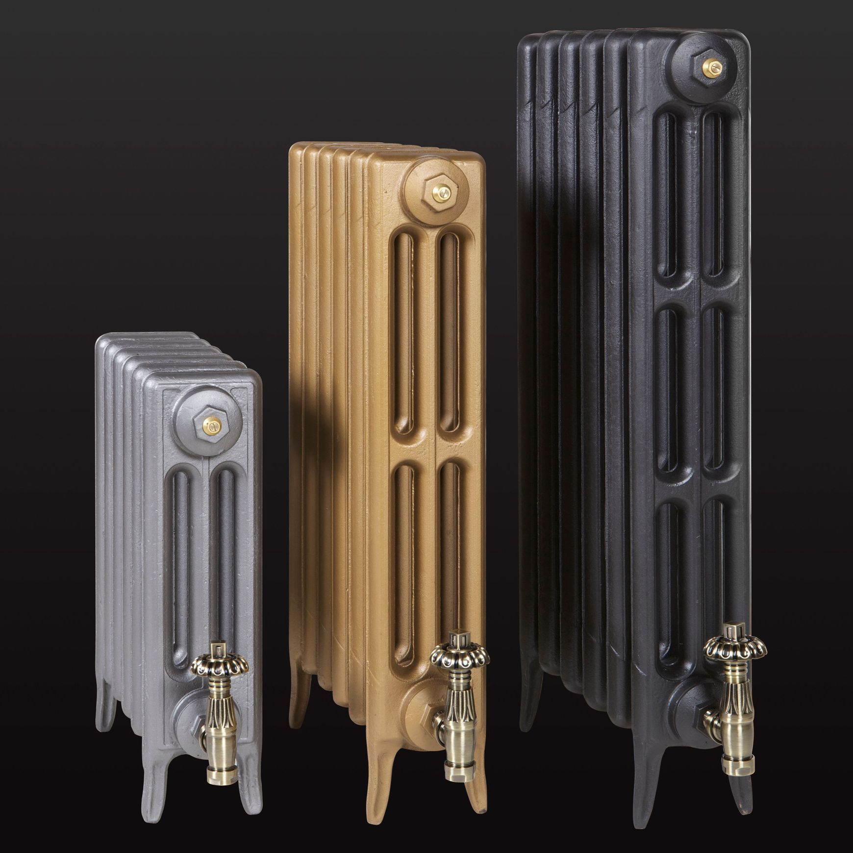 Victoriana Cast Iron Radiator 3 Column Range by Paladin
