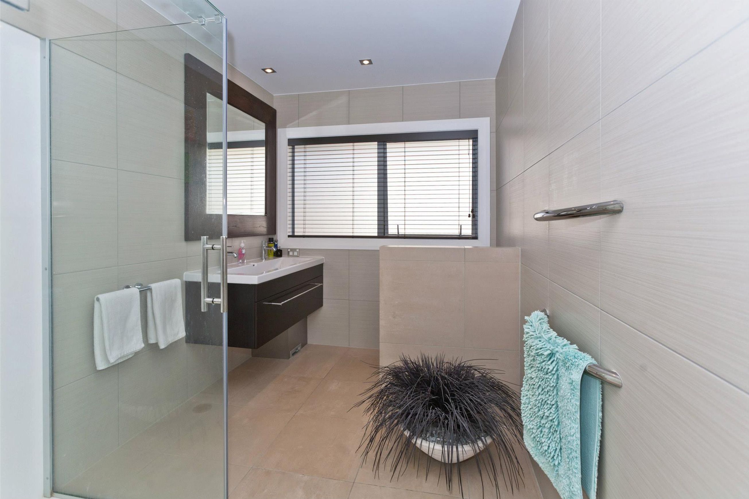 Custom Bathroom Cabinetry Solution