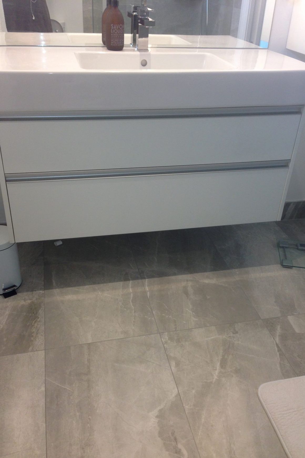 Custom Bathroom Cabinetry Solution