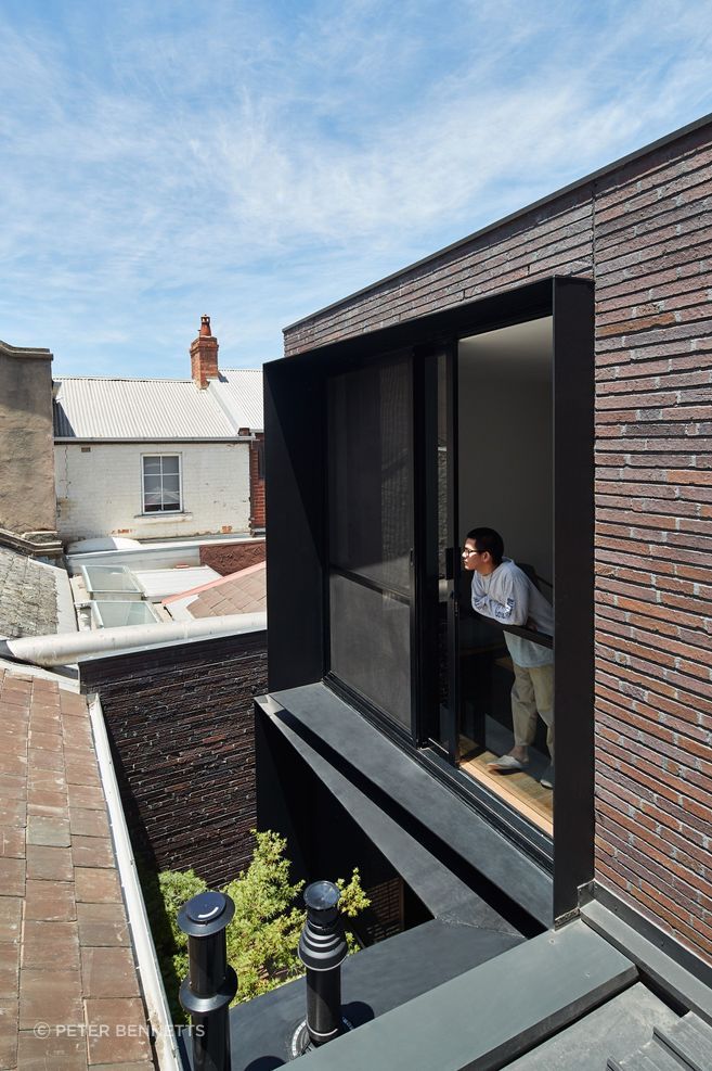 Enveloped by a leafy tree and a tapestry of low-maintenance greenery, the airy space breathes life into the extension.
