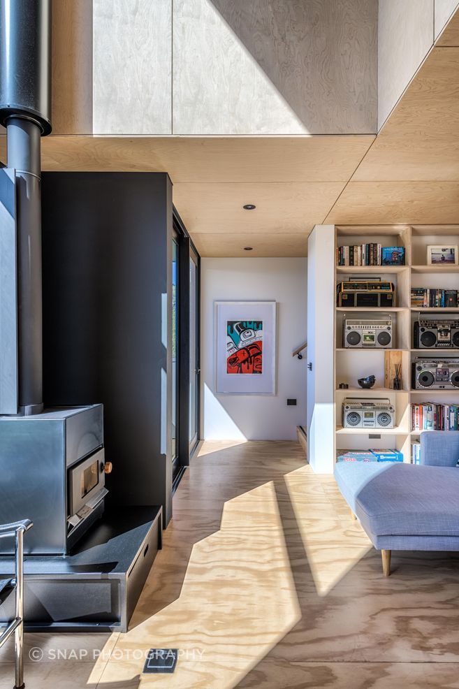 Natural sunlight streams into the home