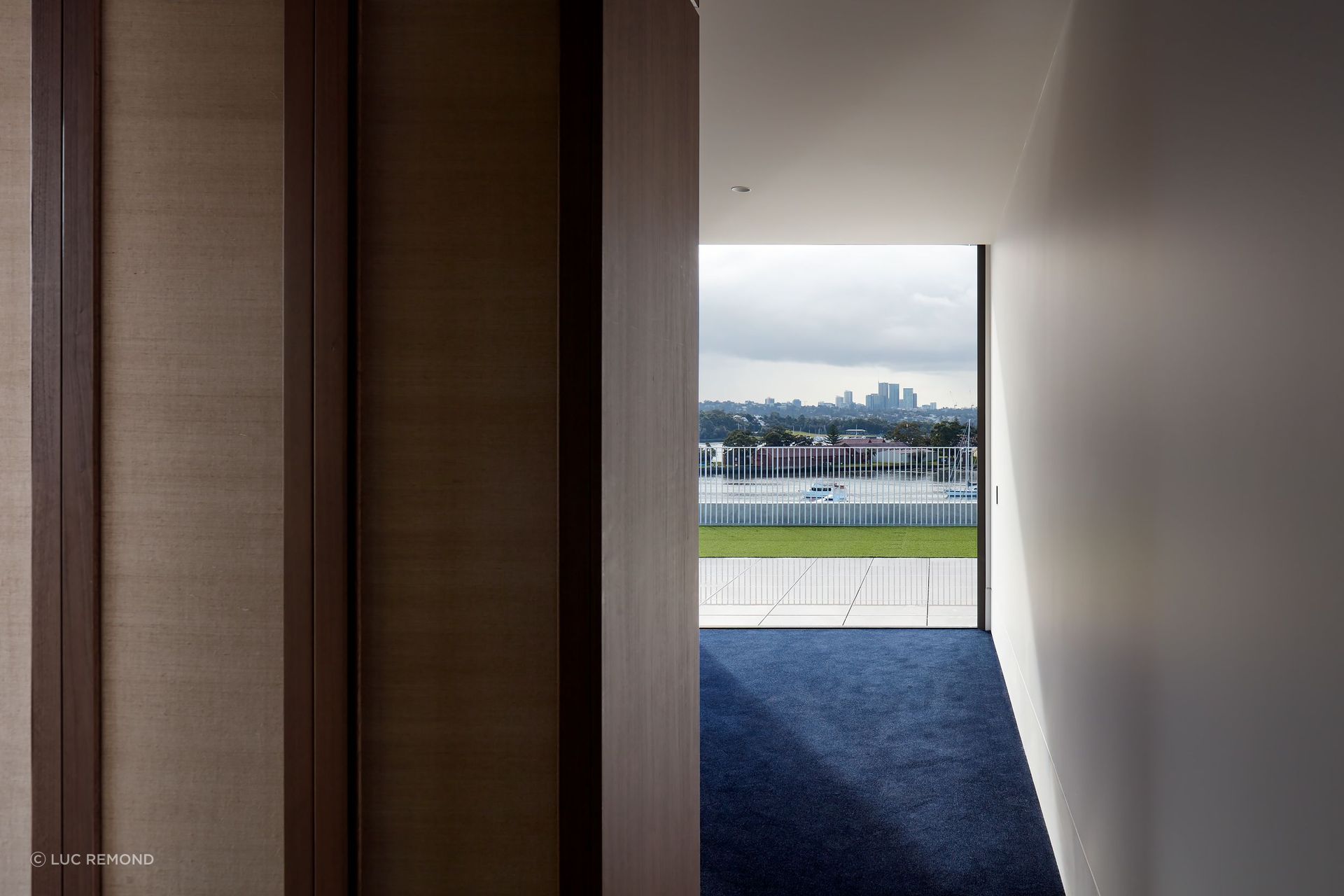 Elevated balconies with panoramic water views.