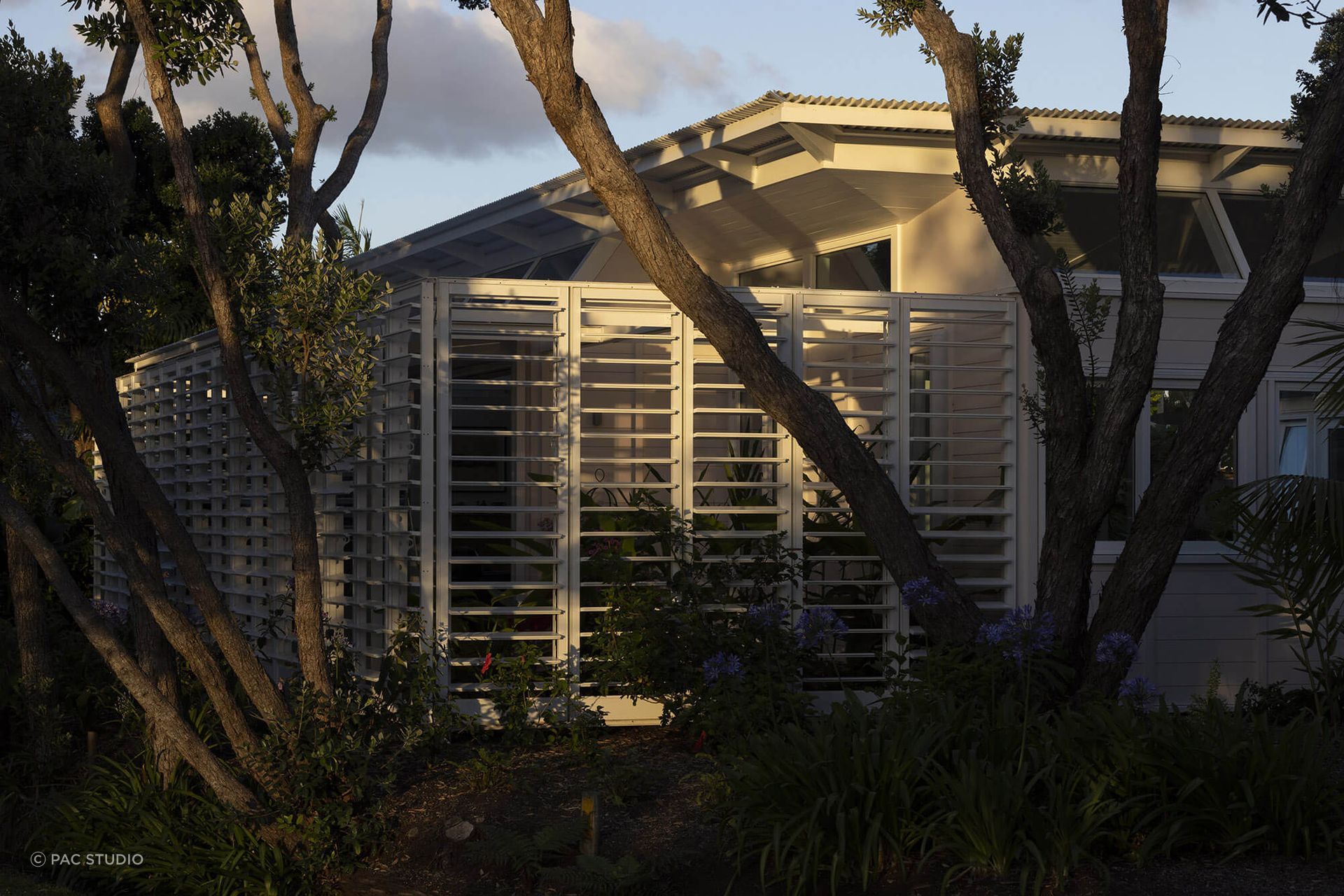 Passive design principles allow this temperate home to sit in harmony with its surroundings.
