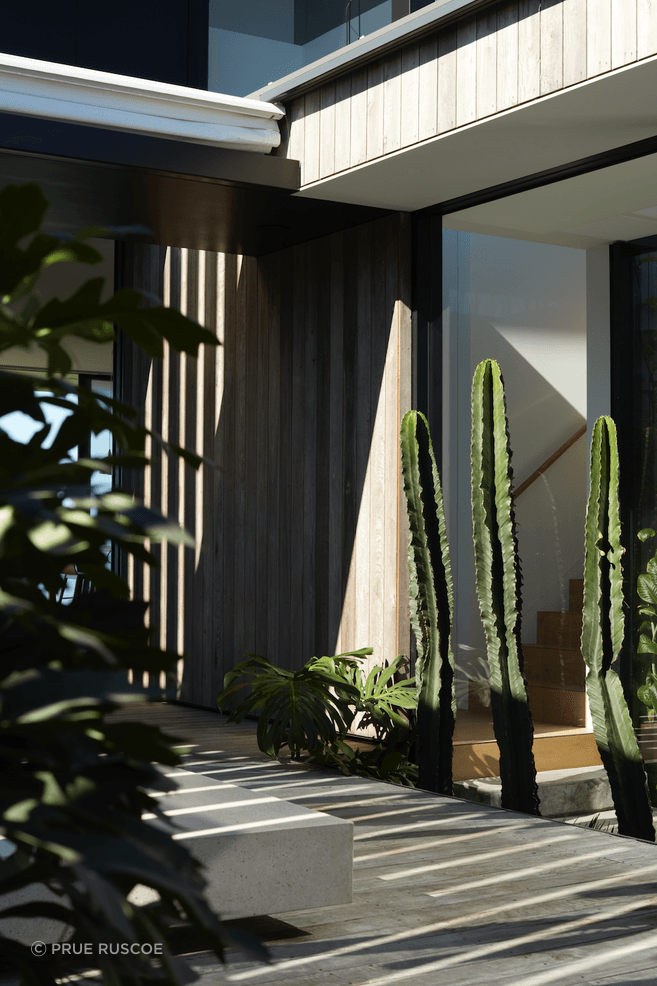 The material selection merges a sense of casual comfort with enduring strength.