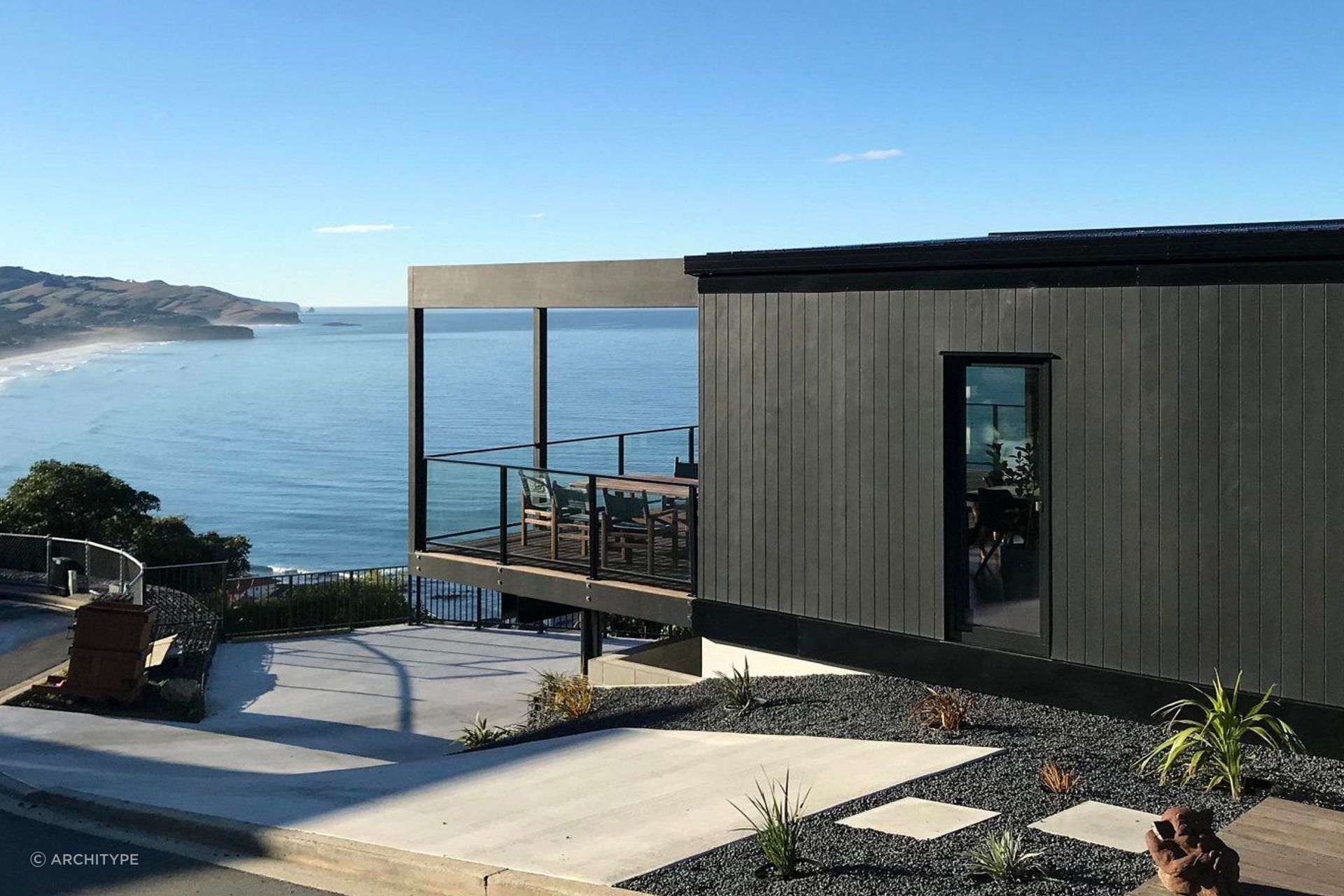 Ocean views grace this certified Passive House in St Clair, Dunedin. Photo: Tim Ross
