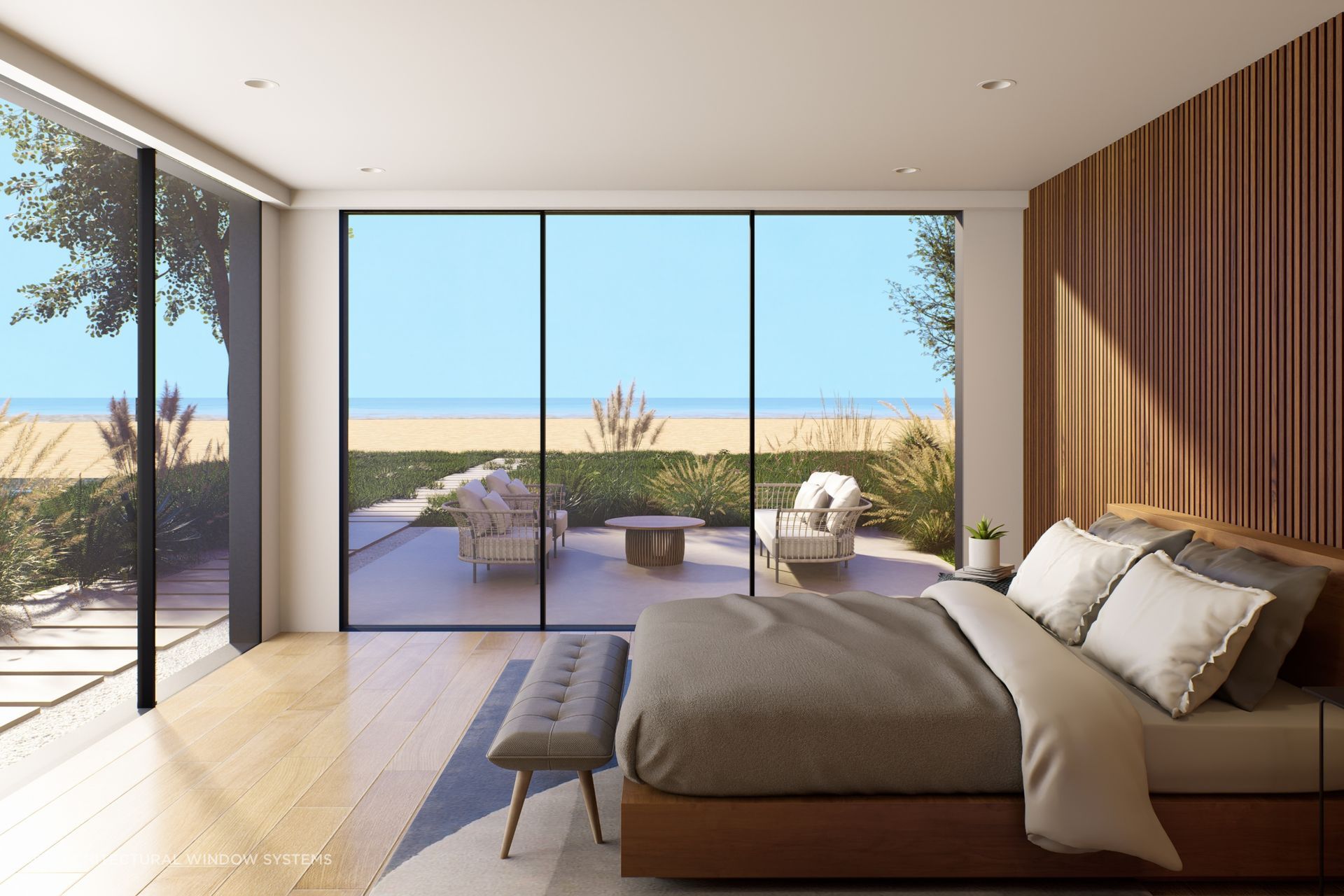 Structural capacity, weather resistance, thermal performance, durability, operation and installation are all foundational to the design of Architectural Window Systems' slimline profiles.