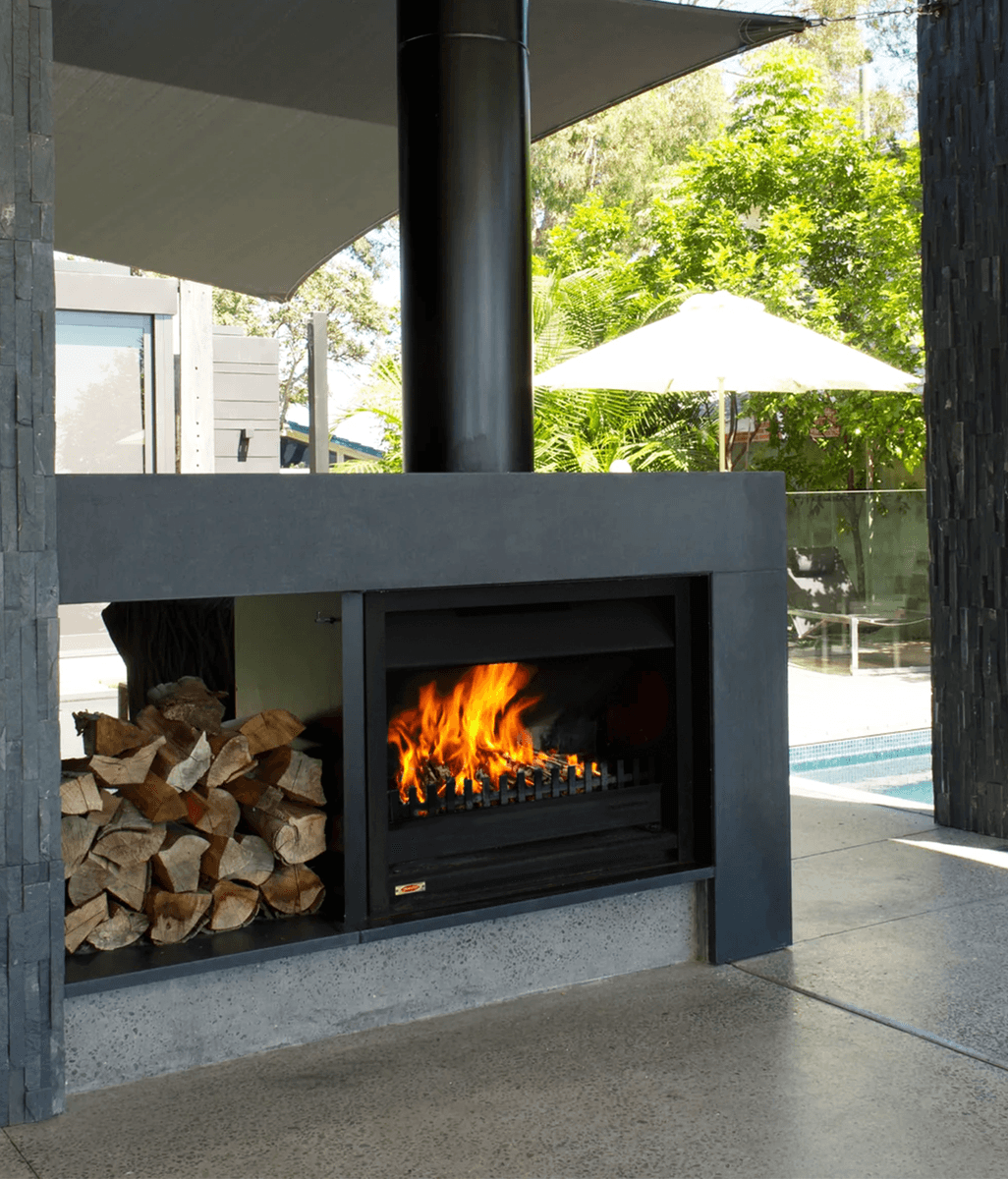 Designed around fire. Made for living.