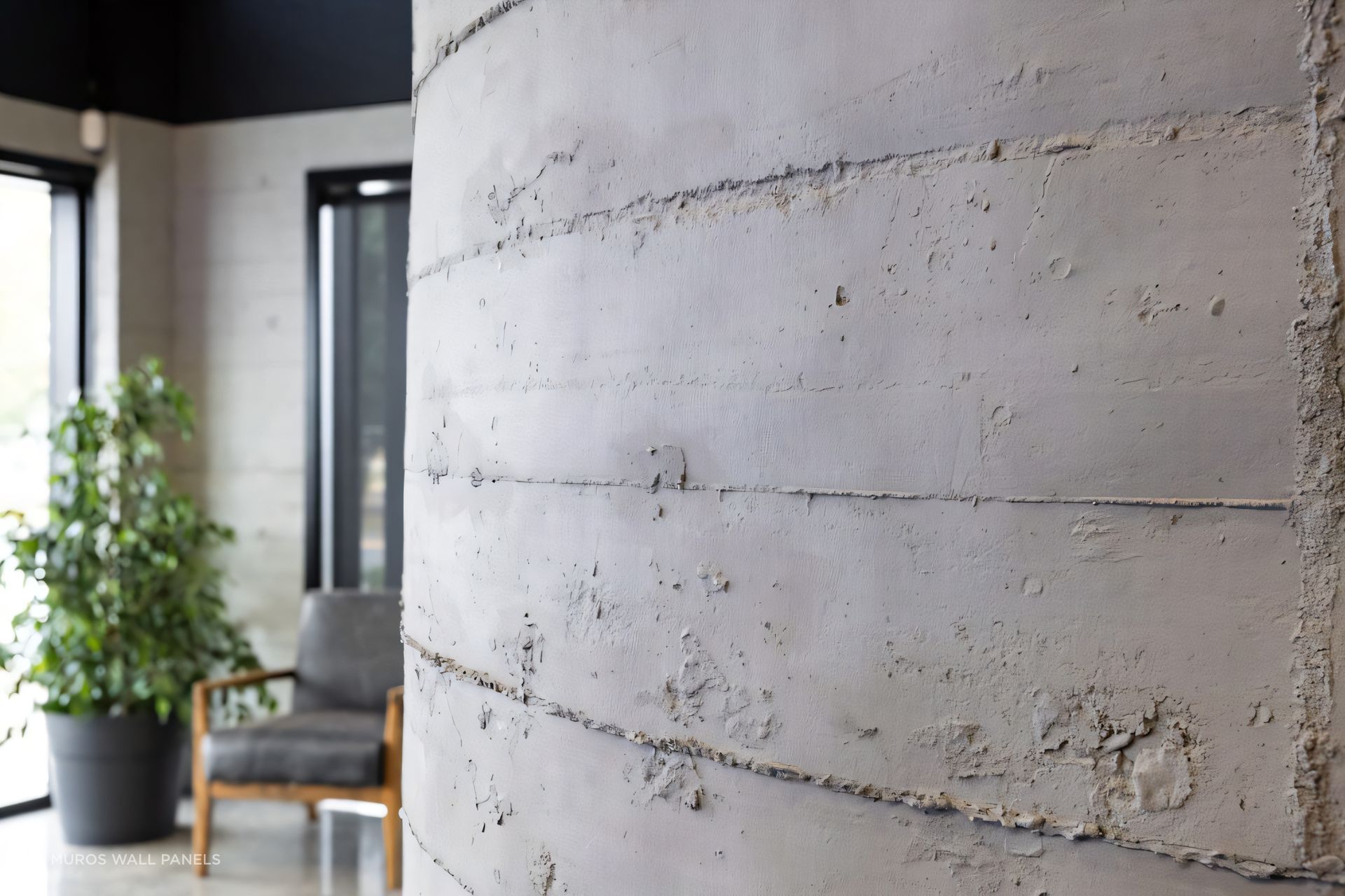 Muros Concrete Boards bring formwork-style concrete to life at the new Watchu Security head office in Cambridge, designed by LAD Architecture.
