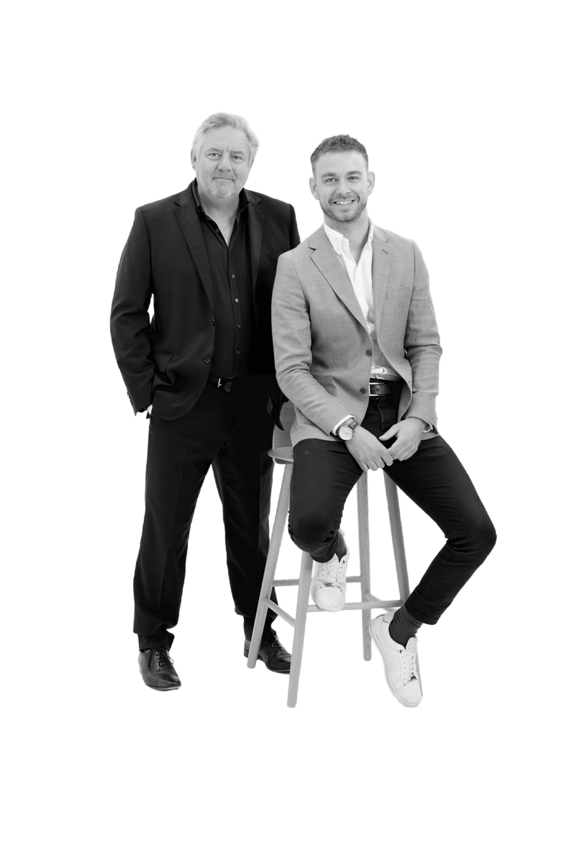 Andre and Ben Hutter, the new BDM at Bates Surfaces.