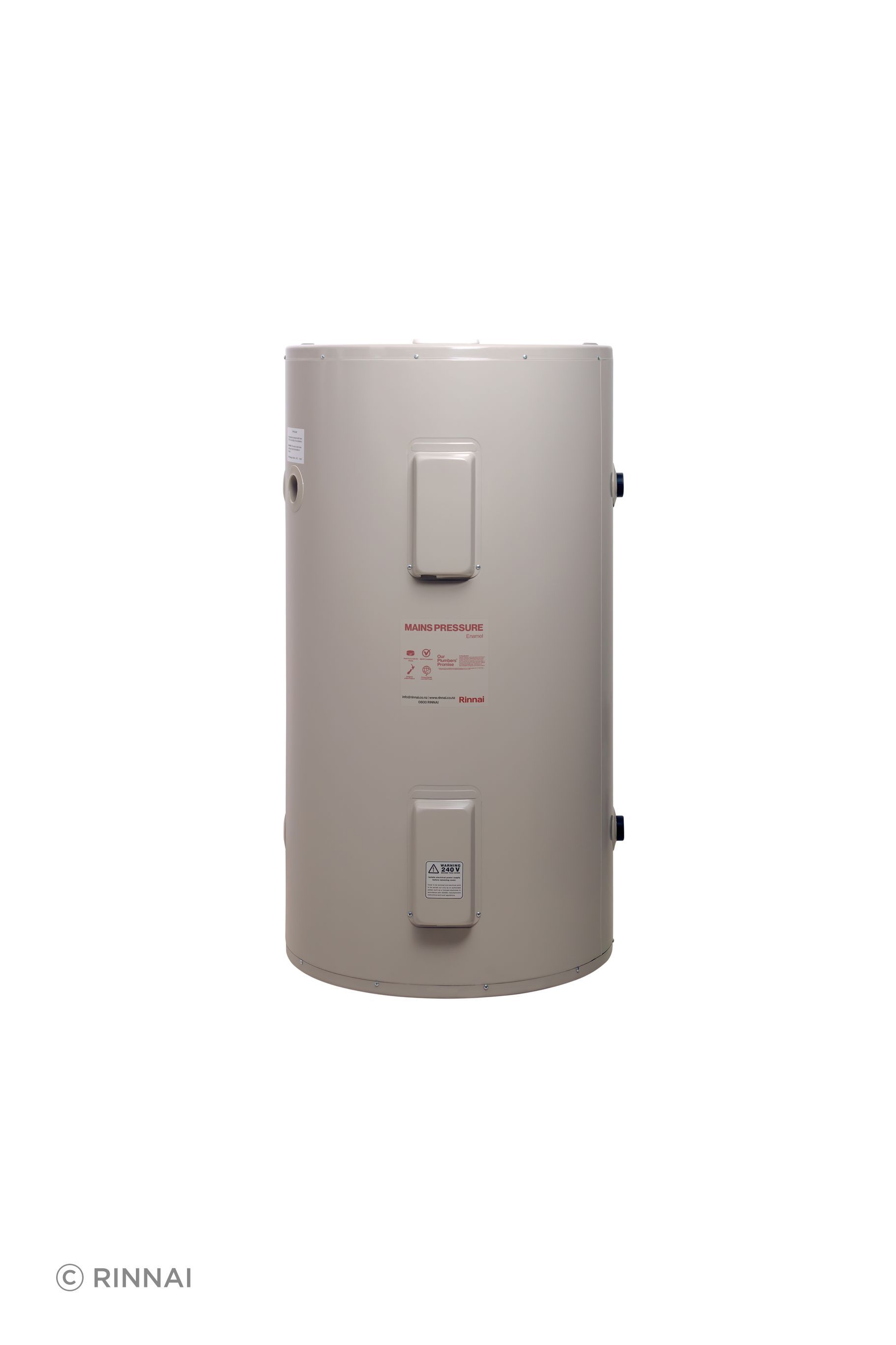 The 275 litre cylinder heats from the top down, so you always have hot water available.