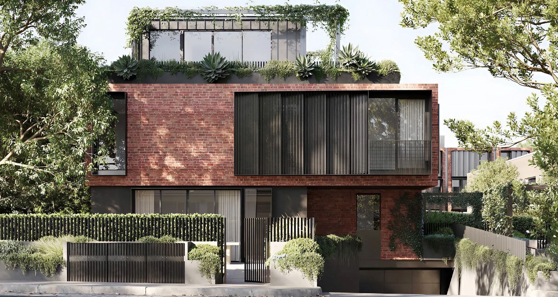 Shrouds can create uninterrupted views within the home while maintaining a level of privacy.