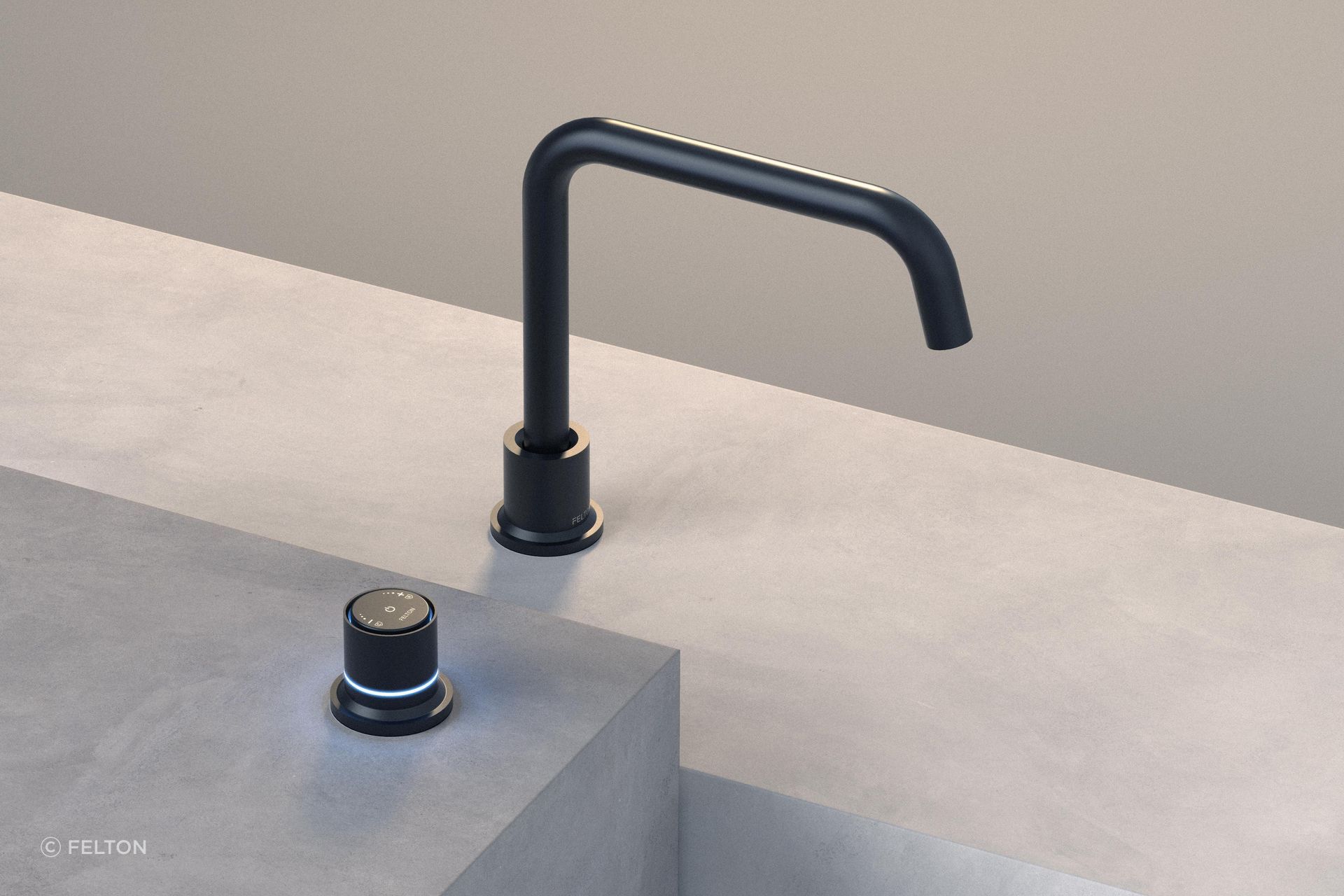 Tate Digital Deck Mounted Mixer
By Felton