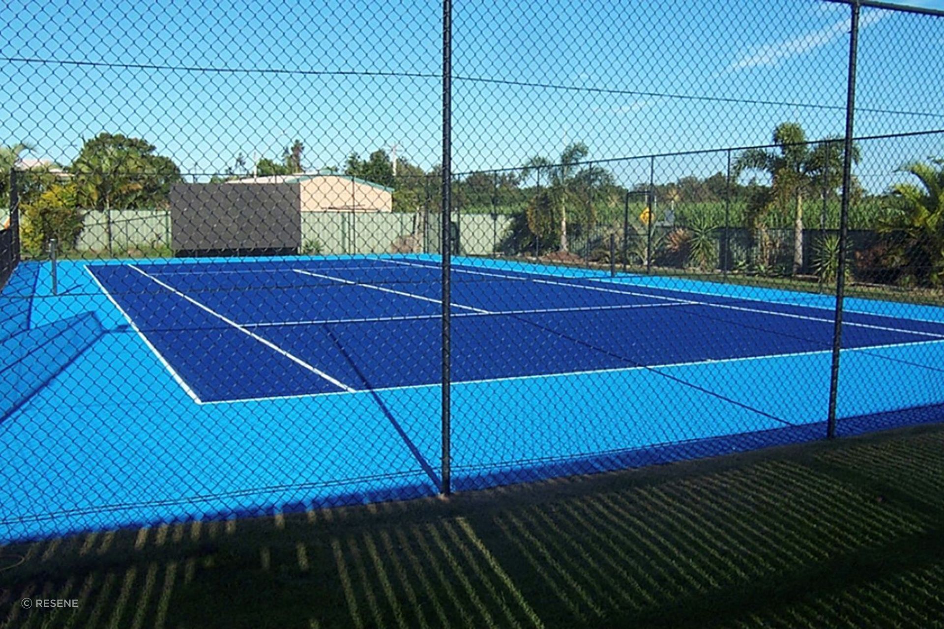With Resene Sports Courts Coating you can create a striking visual statement that integrates with the external spaces.